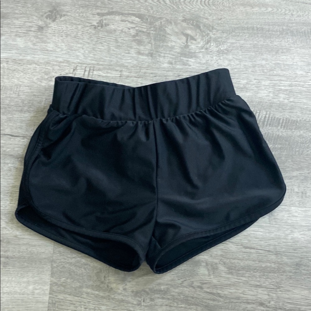 Girls Cat& Jack Black swim shorts size 4-5